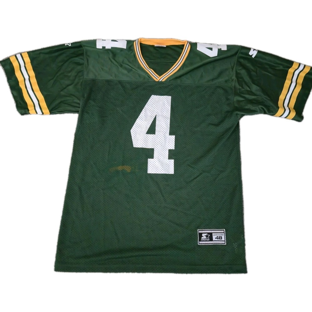 VTG 90s Starter Green Bay Packers Brett Favre Jersey Sz Large 48 NFL Quarterback